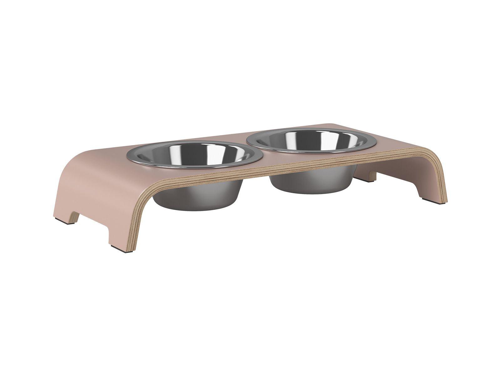 dogBar - LIMITED 2022 S - HPL antique pink mit Edelstahl