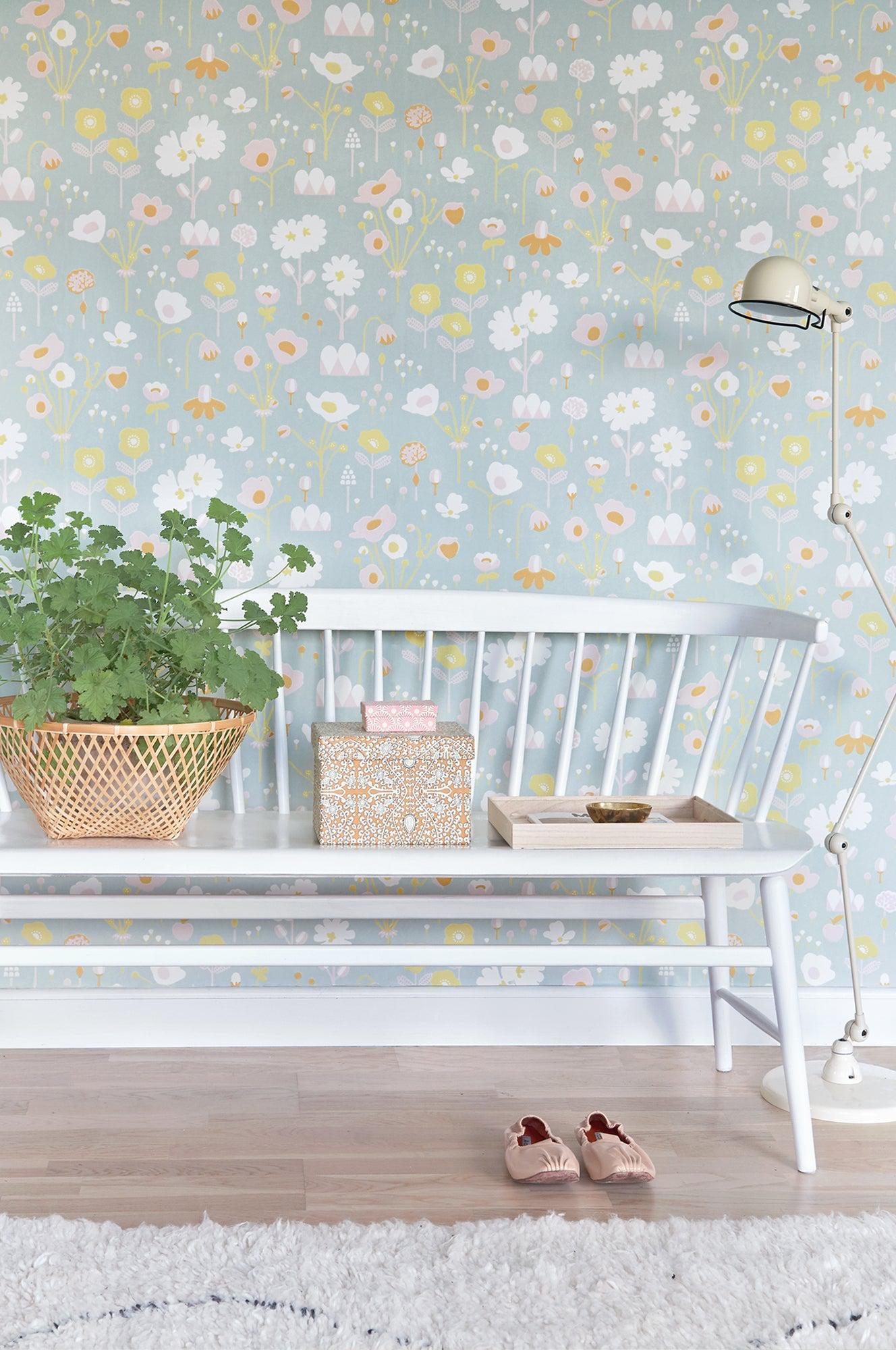 Majvillan - Tapete Bloom-Tapeten-Majvillan-TOJU Interior