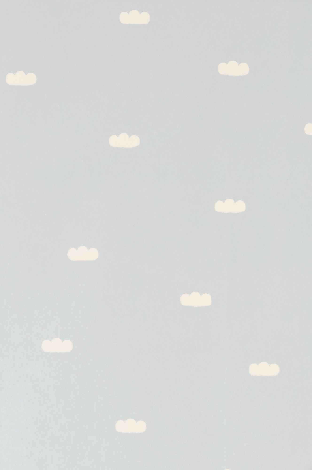 Majvillan - Tapete Dreamy Clouds-Tapeten-Majvillan-DUSTY BLUE-TOJU Interior