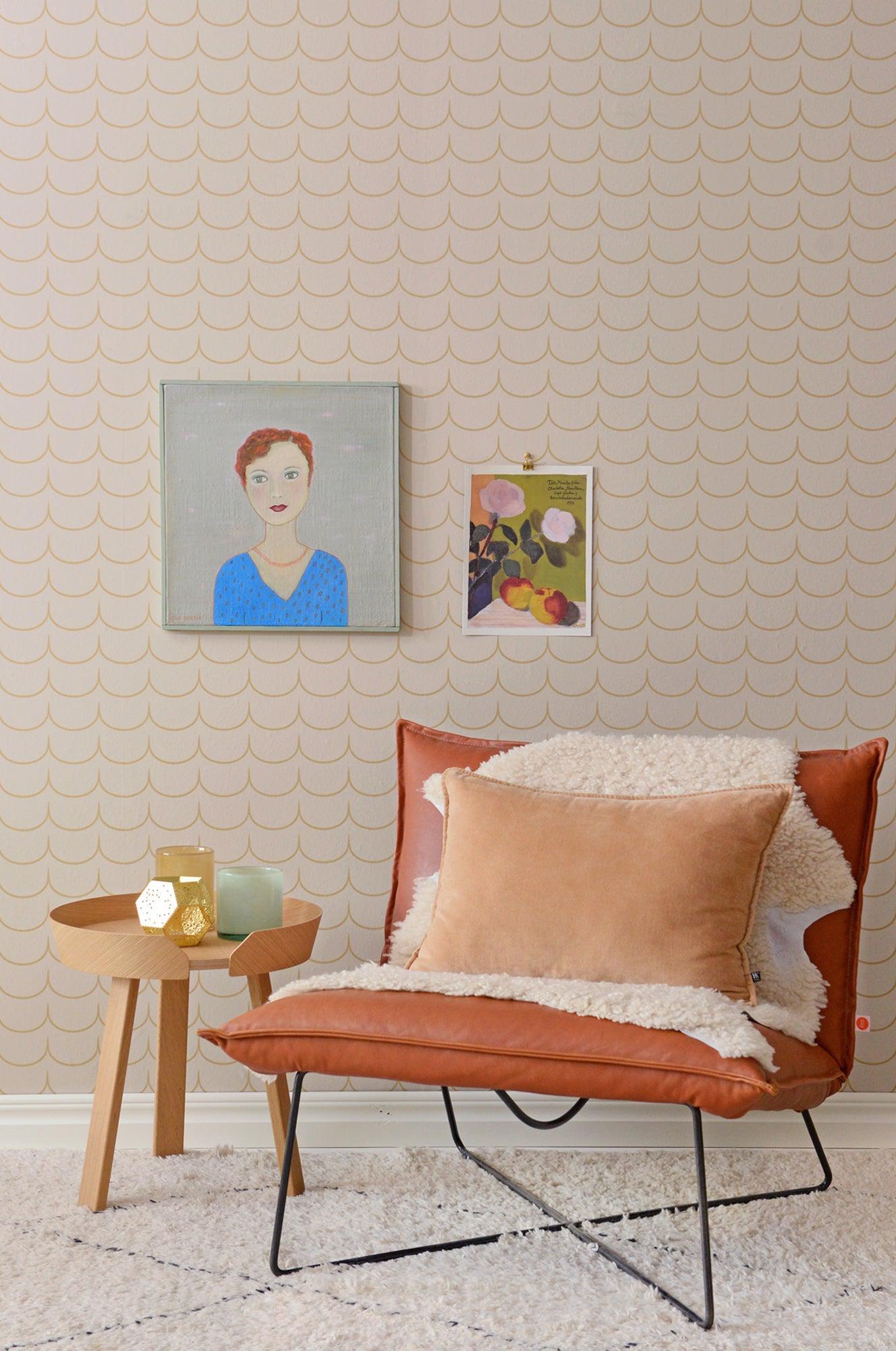 Majvillan - Tapete Drop Curtain-Tapeten-Majvillan-TOJU Interior