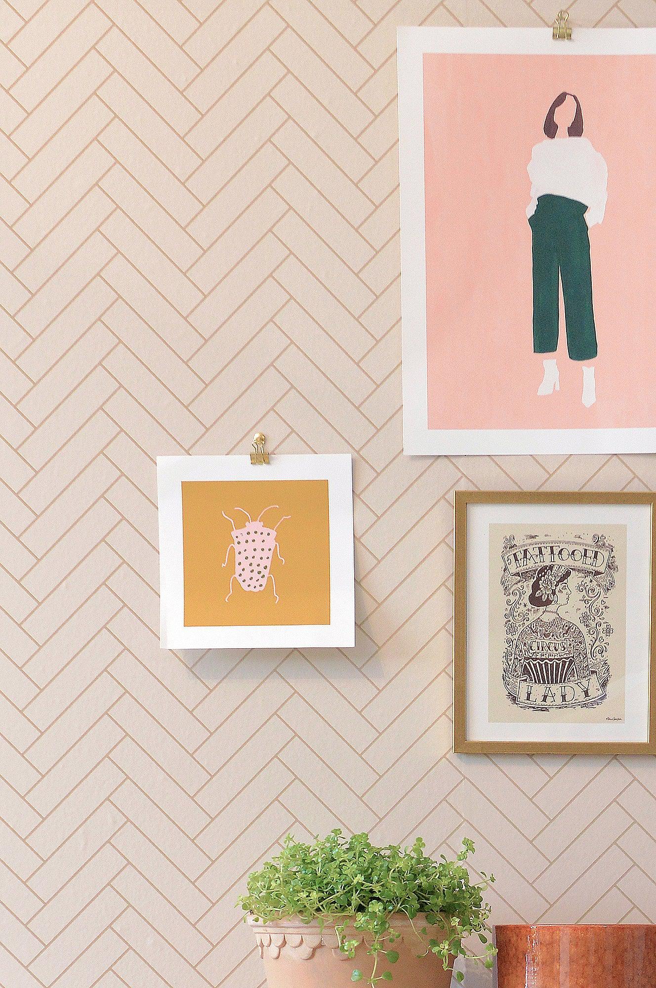 Majvillan - Tapete Herringbone-Tapeten-Majvillan-TOJU Interior