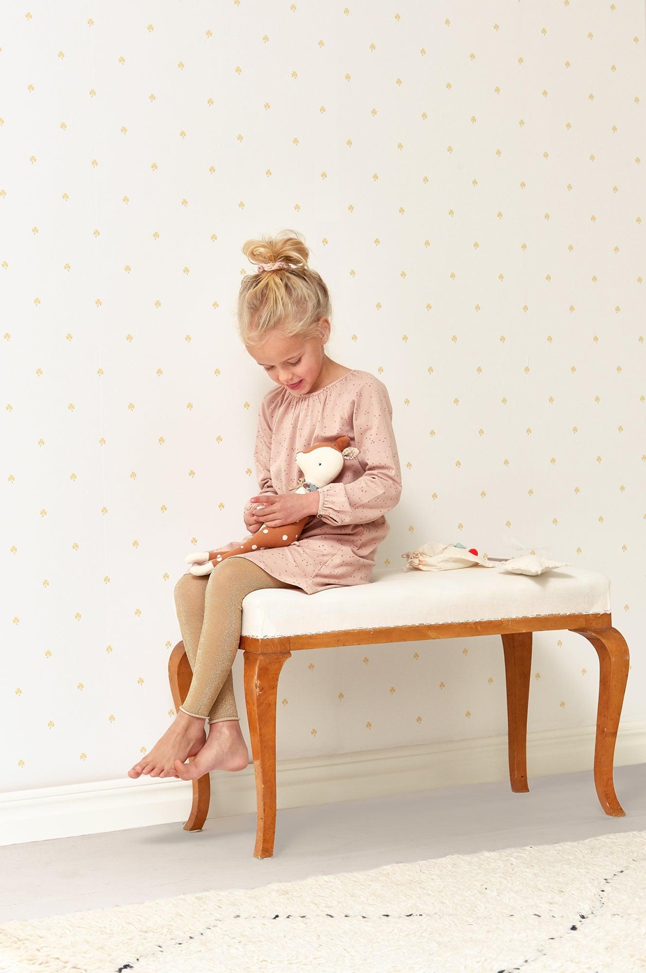 Majvillan - Tapete Holly Gold-Tapeten-Majvillan-TOJU Interior