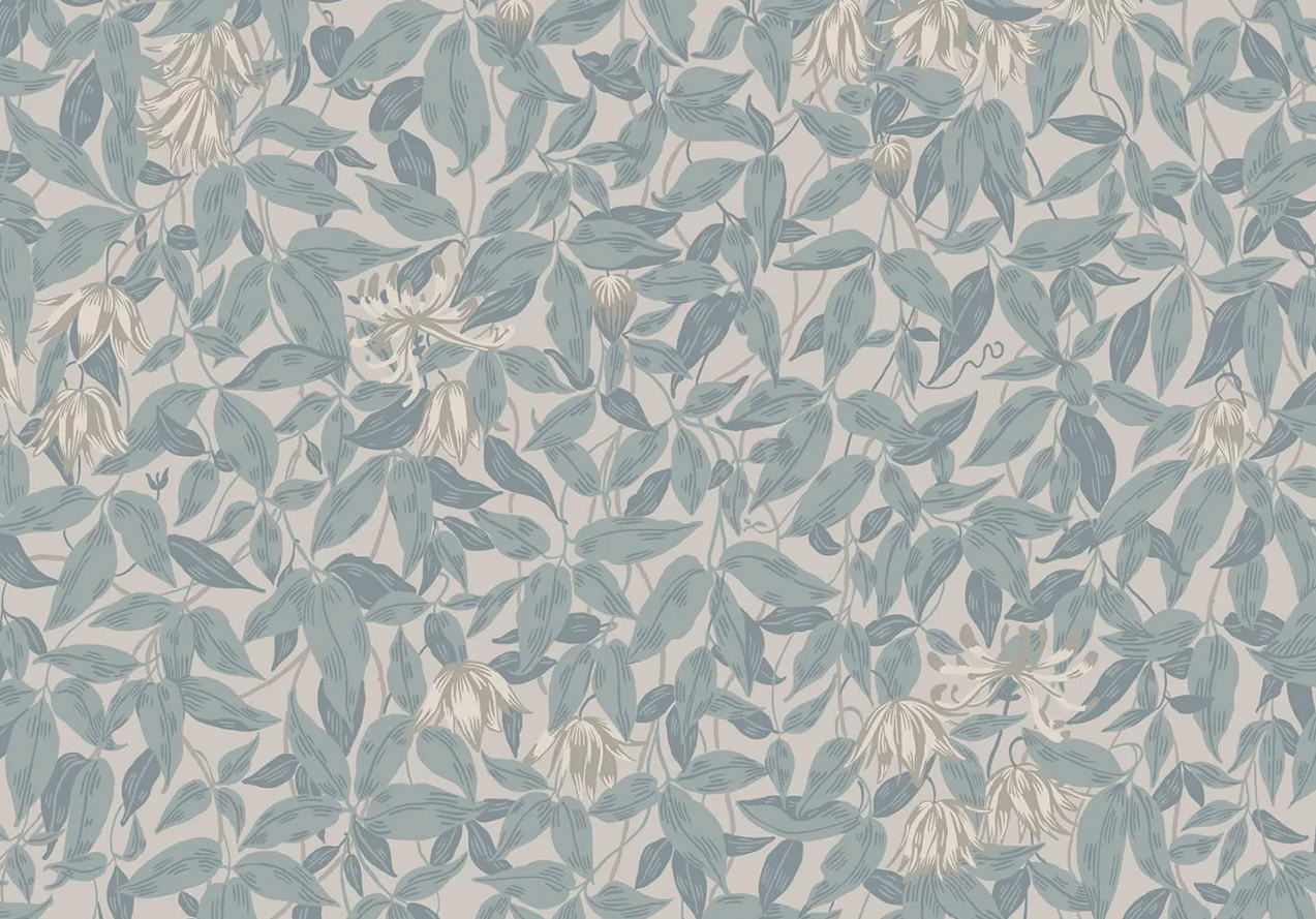 Sandberg - Tapete Linnea-Tapeten-Sandberg-Misty Blue-TOJU Interior