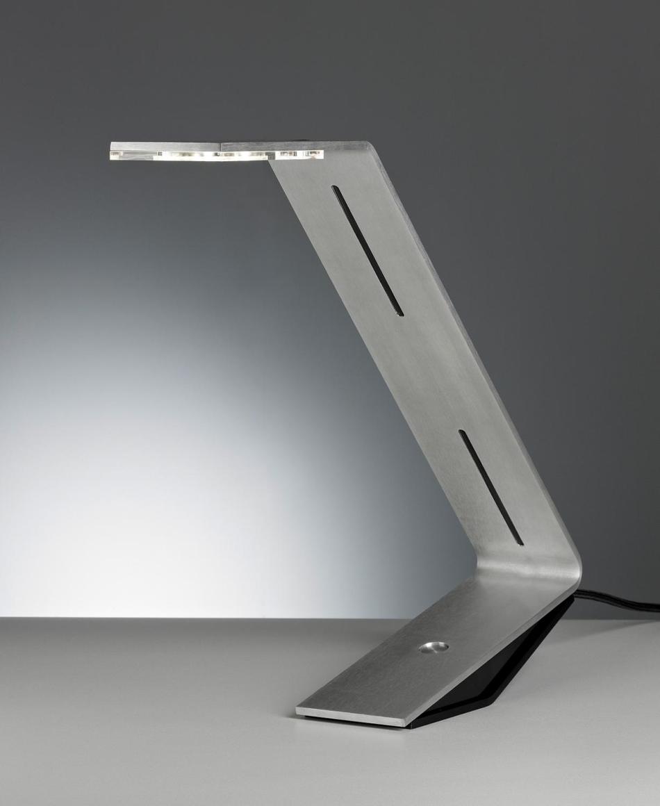 Tecnolumen - Tischleuchte FLAD TLON 12-Tischleuchte-Tecnolumen-Silbergrau-TOJU Interior -TLON12SG