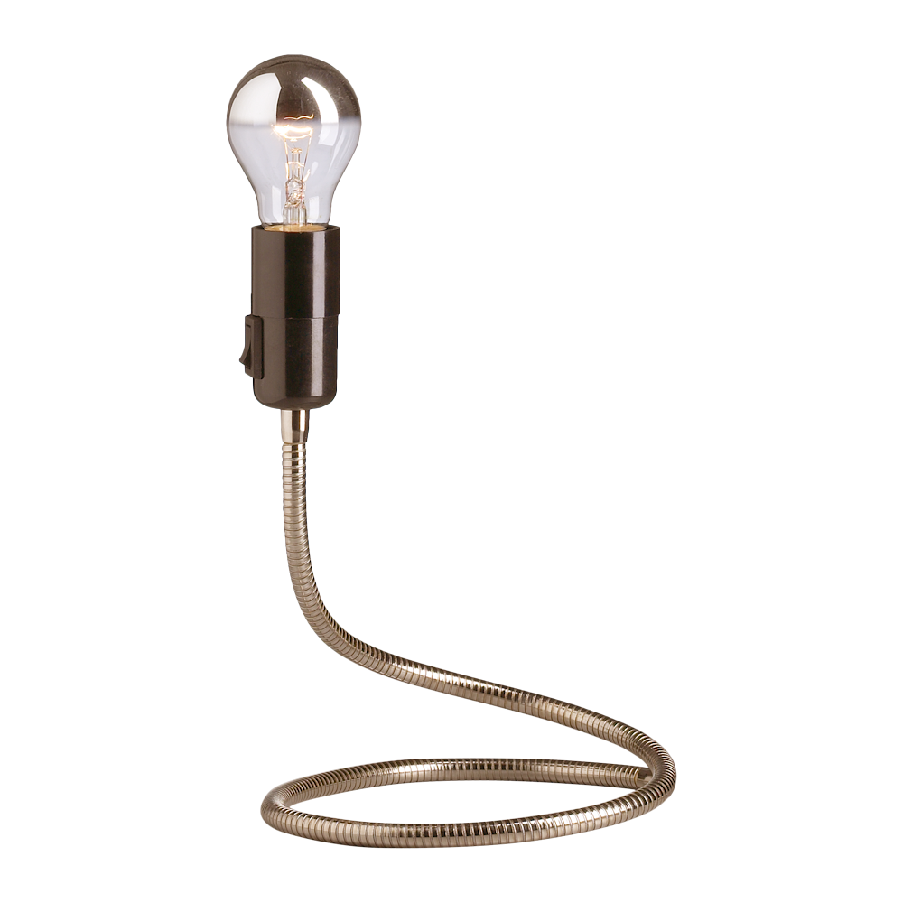 Tecnolumen - Tischleuchte LIGHTWORM LWS 02-Tischleuchte-Tecnolumen-Nickel-TOJU Interior -LWS02N