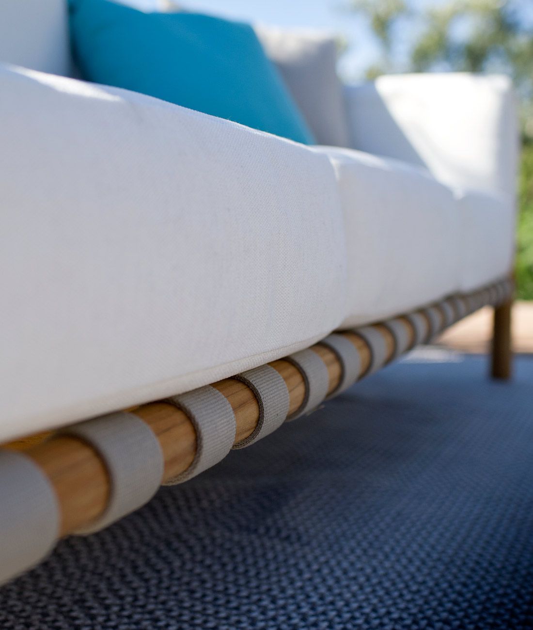 Unopiu - 3er-Sitzbank Pevero-Gartenbänke-Unopiu-TOJU Interior