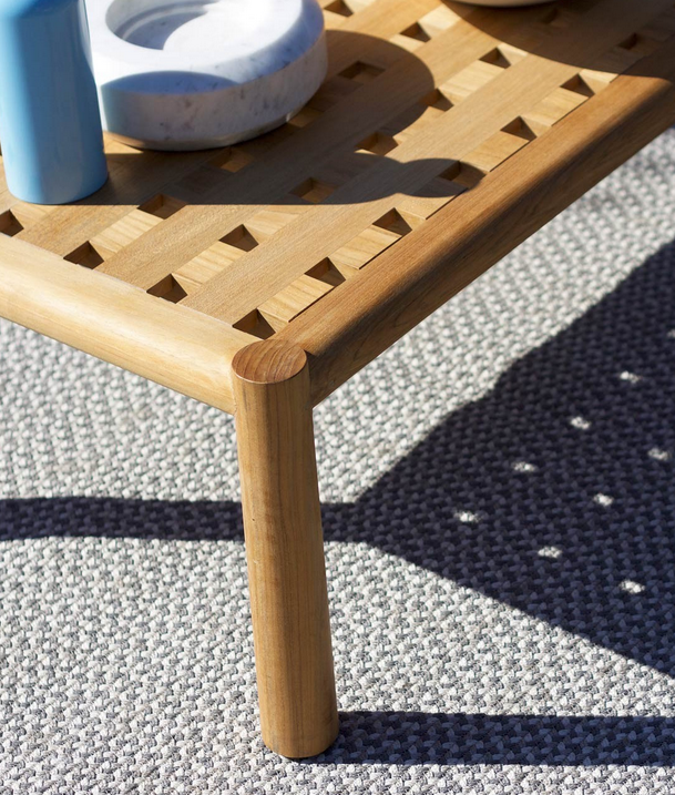 Unopiu - Couchtisch Pevero rechteckig aus Teakholz-Tisch-Unopiu-TOJU Interior
