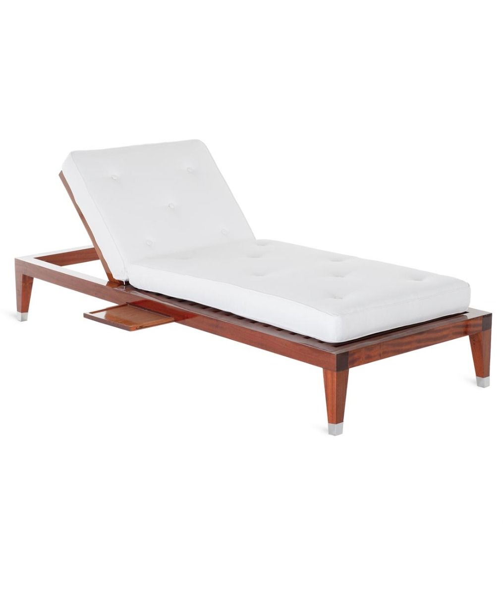 Unopiu - Gartenliege C'est la vie aus poliertem Mahagoni-Gartenliege-Unopiu-TOJU Interior