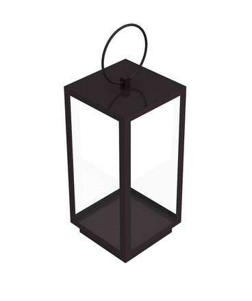 Unopiu - Laterne Oslo mit LED mit Batterie-Leuchte-Unopiu-Bronze-TOJU Interior