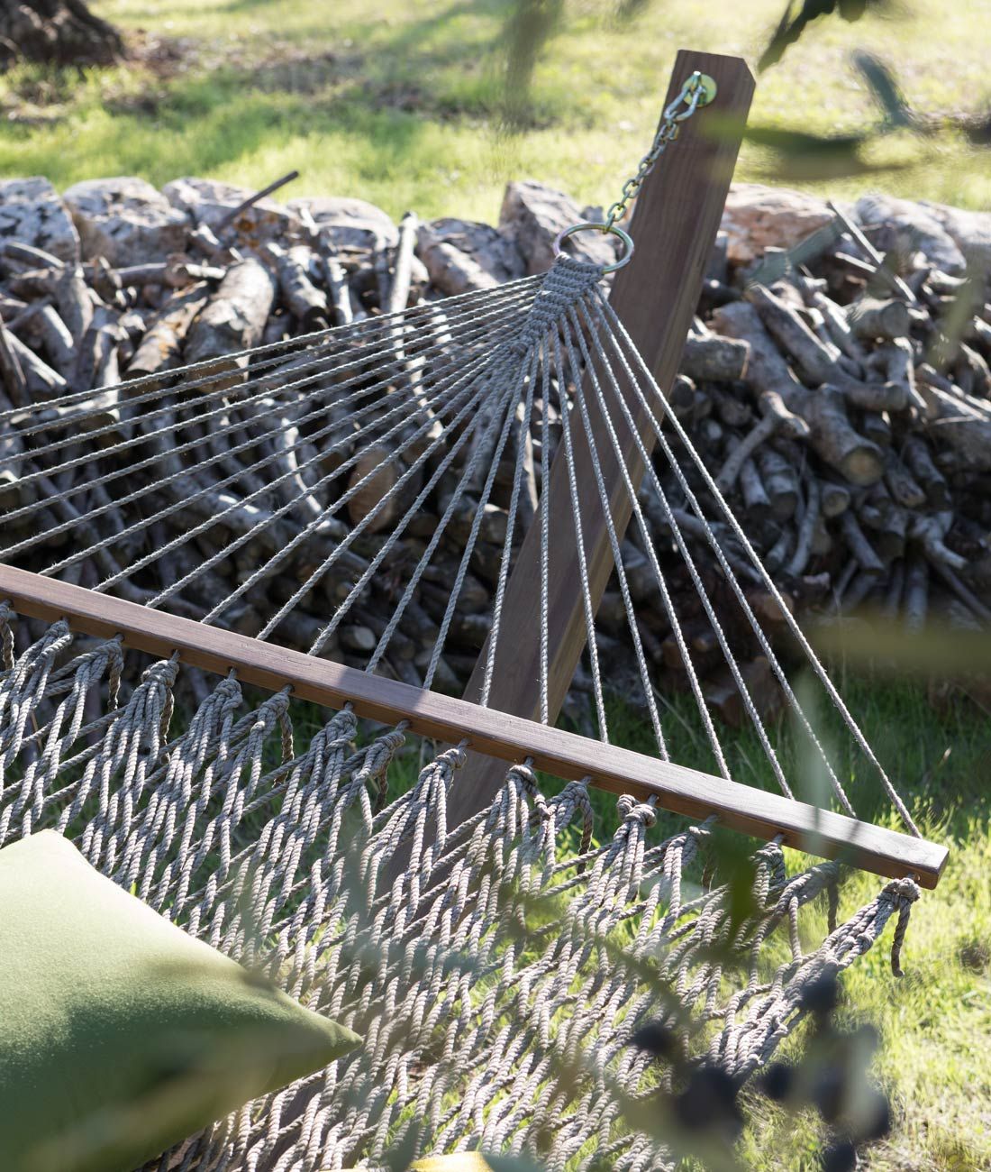 Unopiu - Netzwerk aus Seil aus graumeliertem Polypropylen-Hängematte-Unopiu-TOJU Interior