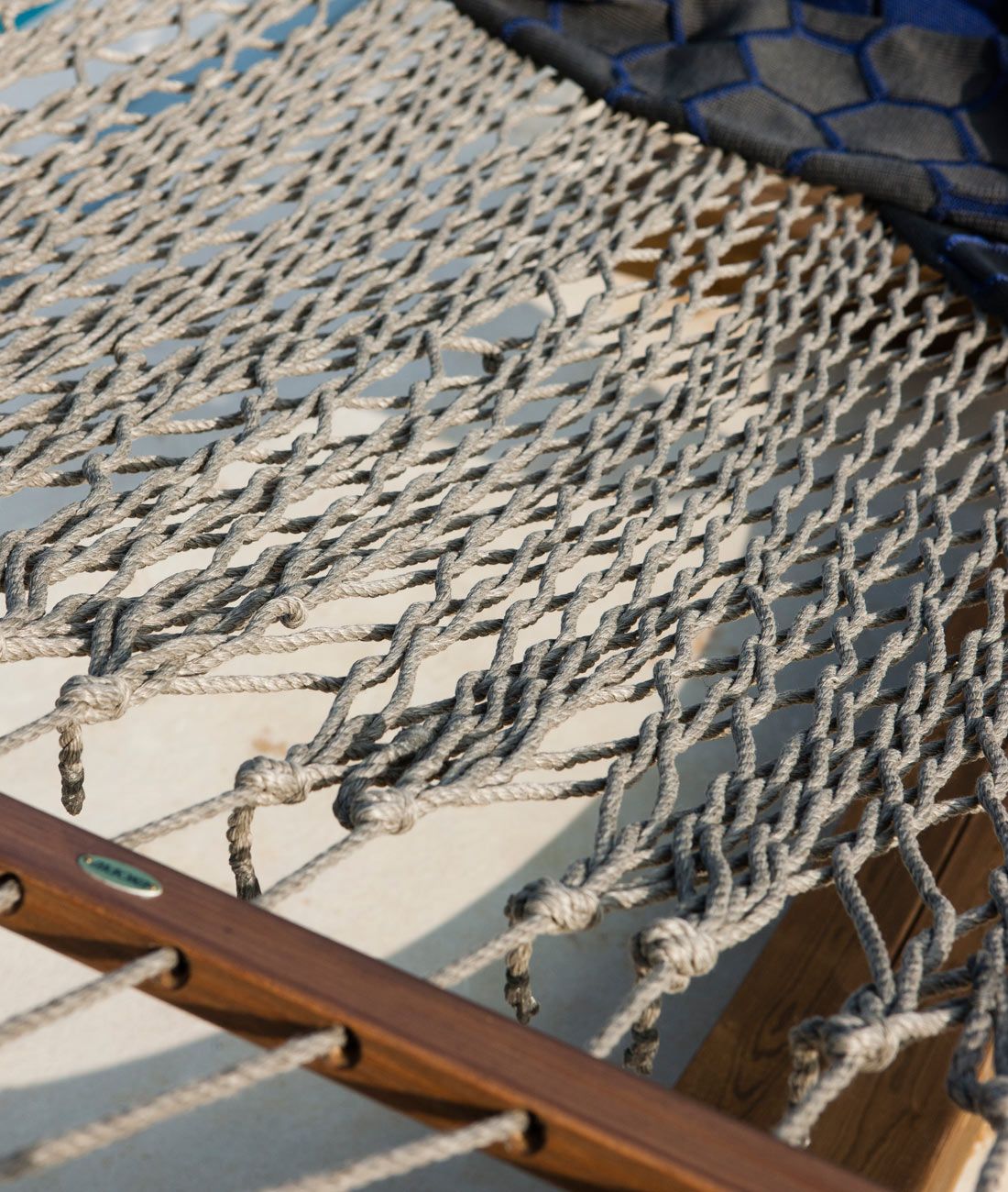 Unopiu - Netzwerk aus Seil aus graumeliertem Polypropylen-Hängematte-Unopiu-TOJU Interior
