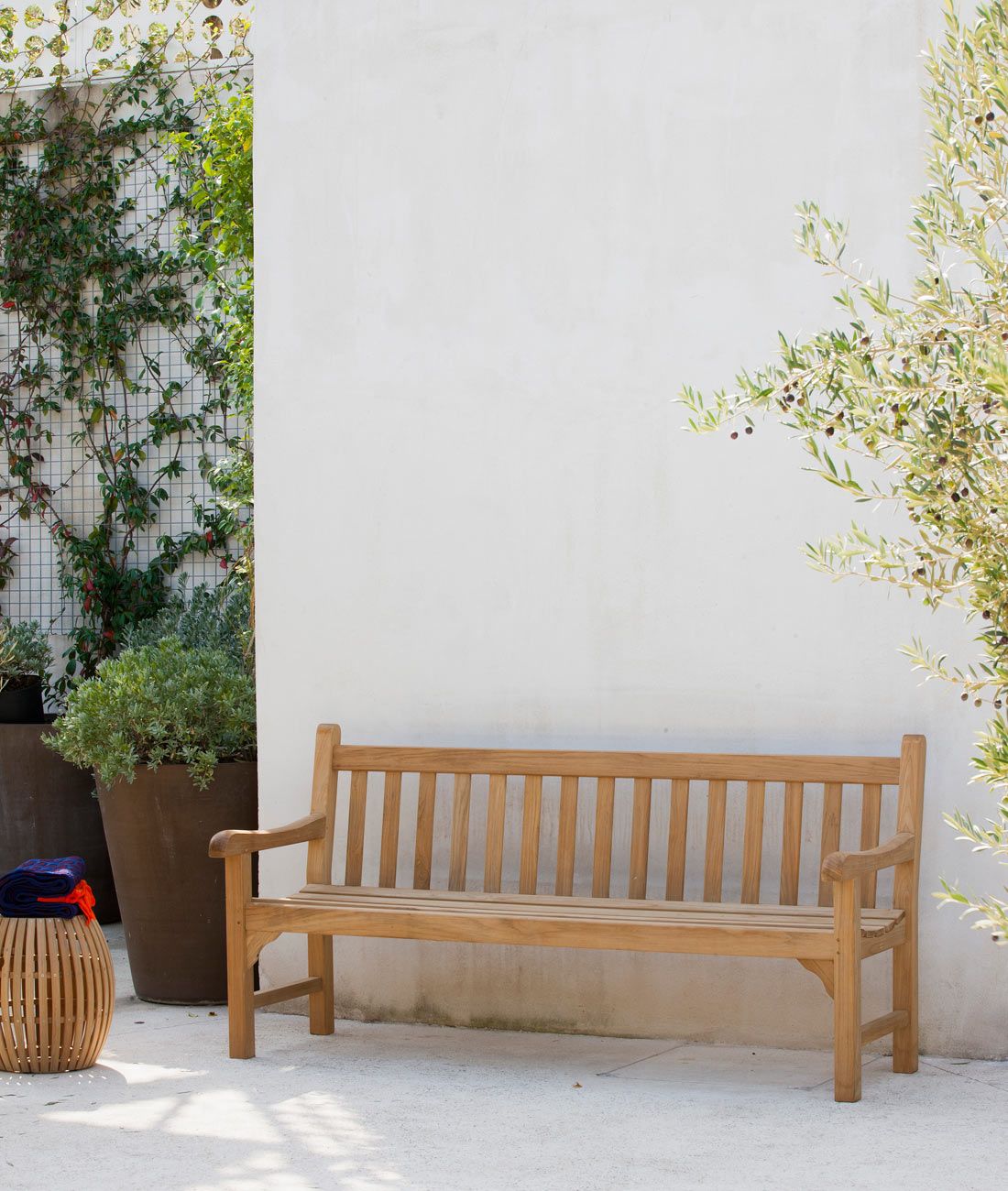 Unopiu - Sitzbank Chelsea aus Teakholz Länge 183 cm-Gartenbänke-Unopiu-TOJU Interior