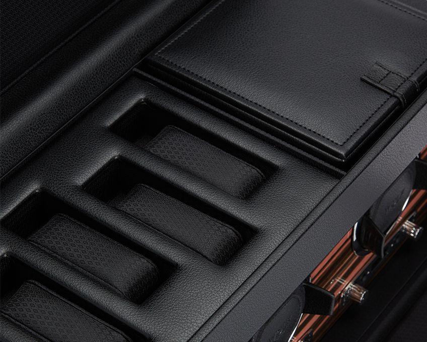 Wolf - Uhrenbeweger - Roadster triple double Winder with storage-Uhrenbeweger-Wolf 1834-TOJU Interior