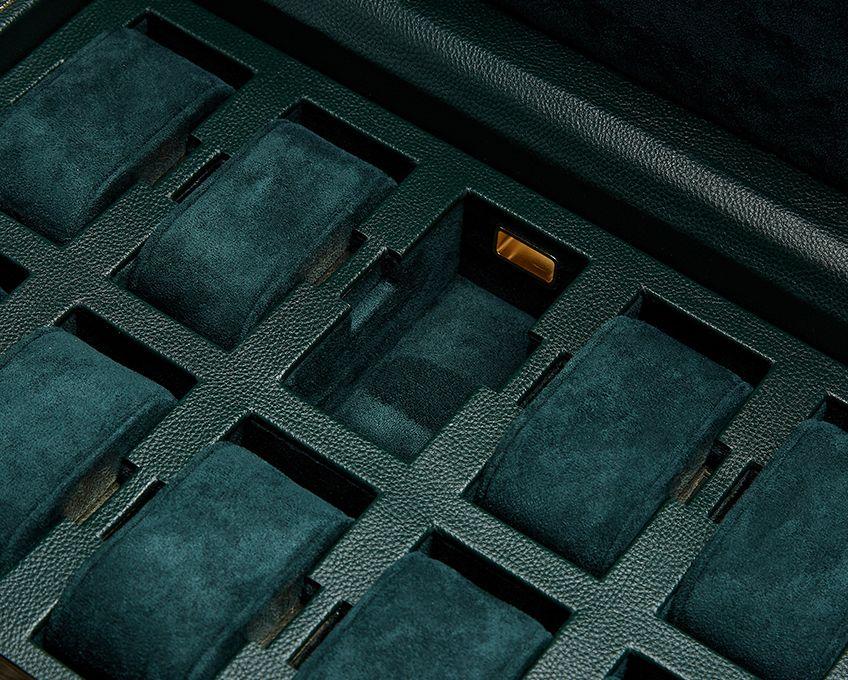 Wolf - Uhrenbox British Racing für 10 Uhren with storage-Uhrenbox-Wolf 1834-TOJU Interior