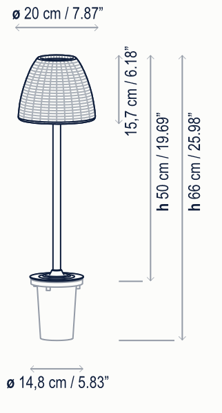 Bover - Stehleuchte - Atticus B/66 - TOJU Interior