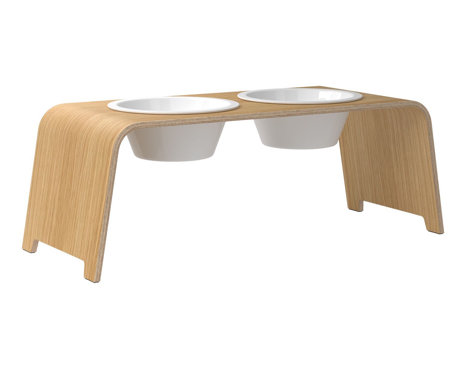 dogBar® L - Eiche hell mit Porzellan-dogBar-TOJU Interior