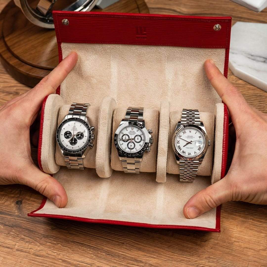 IFL Watches - Watch Roll - Amaryll für 3 Uhren-IFL Watches-TOJU Interior