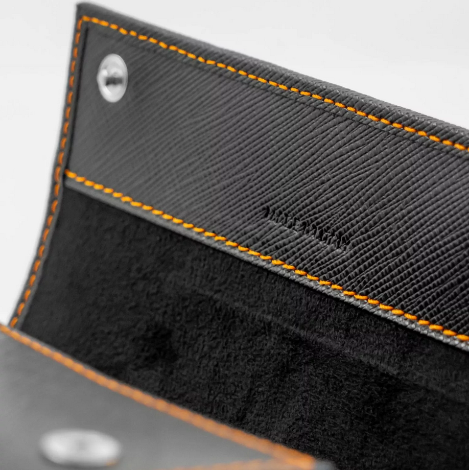 IFL Watches - Watch Roll - Black Saffiano für 2 Uhren-IFL Watches-TOJU Interior