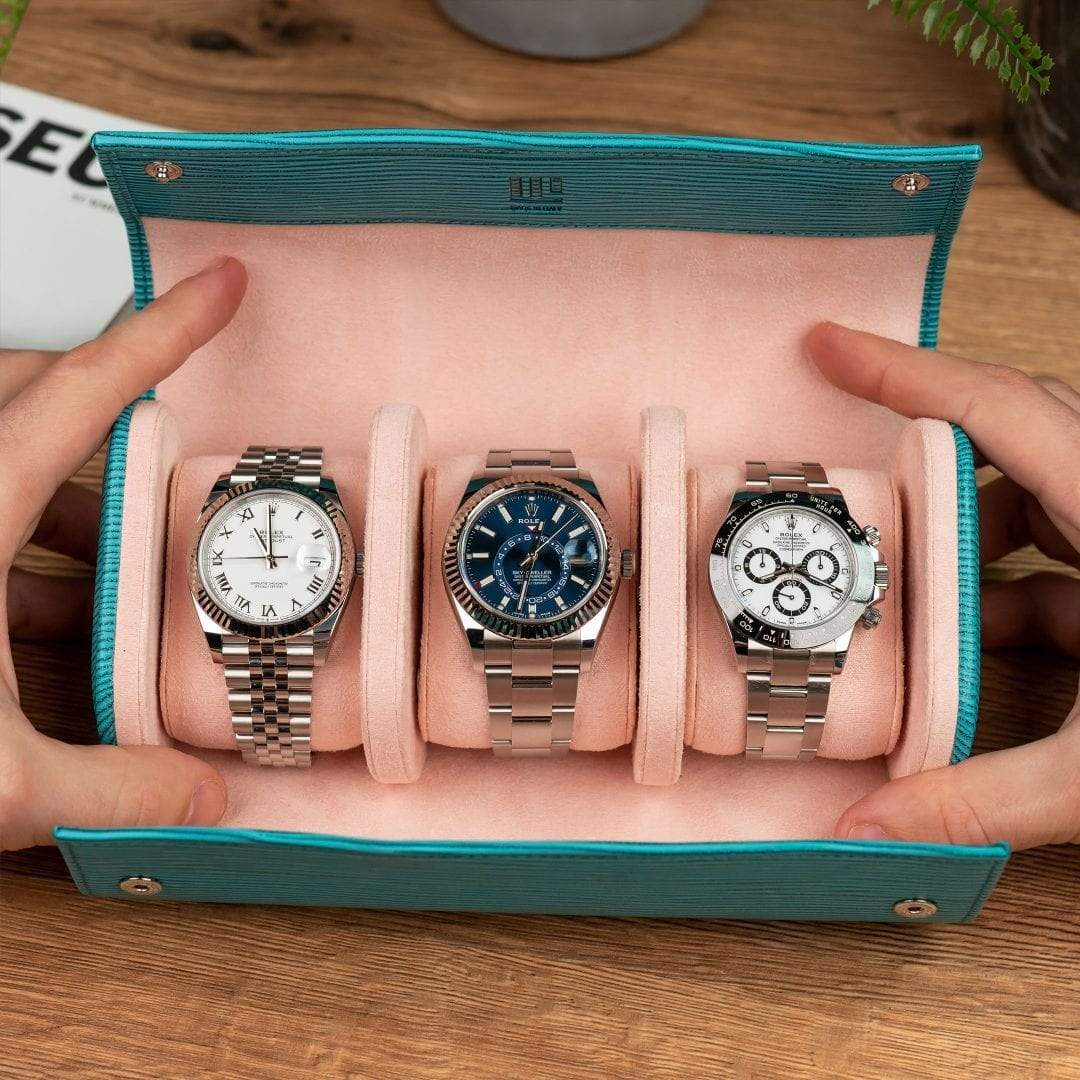 IFL Watches - Watch Roll - Cayman für 3 Uhren-IFL Watches-TOJU Interior