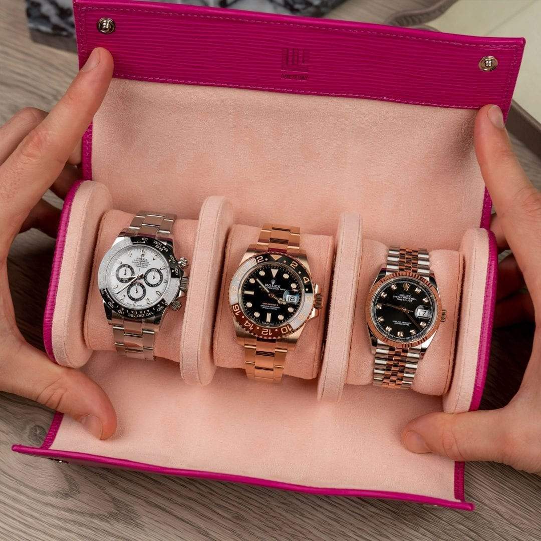 IFL Watches - Watch Roll - Flamingo für 3 Uhren-IFL Watches-TOJU Interior