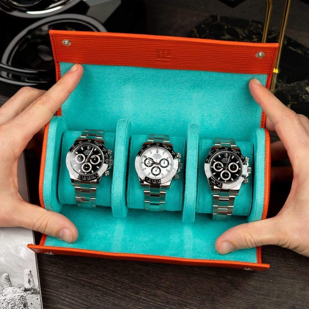 IFL Watches - Watch Roll - Macaw für 3 Uhren-IFL Watches-TOJU Interior