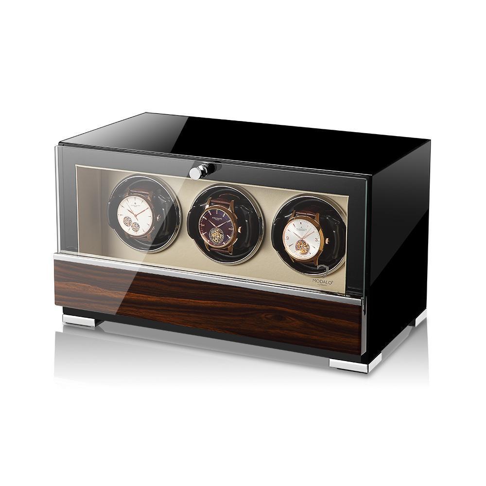 Modalo - Uhrenbeweger Clasico MV4 für 3 Uhren-TOJU Interior