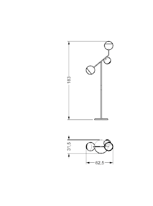 Reflex - Leuchte - BULLES XL PIANTANA-Reflex-TOJU Interior