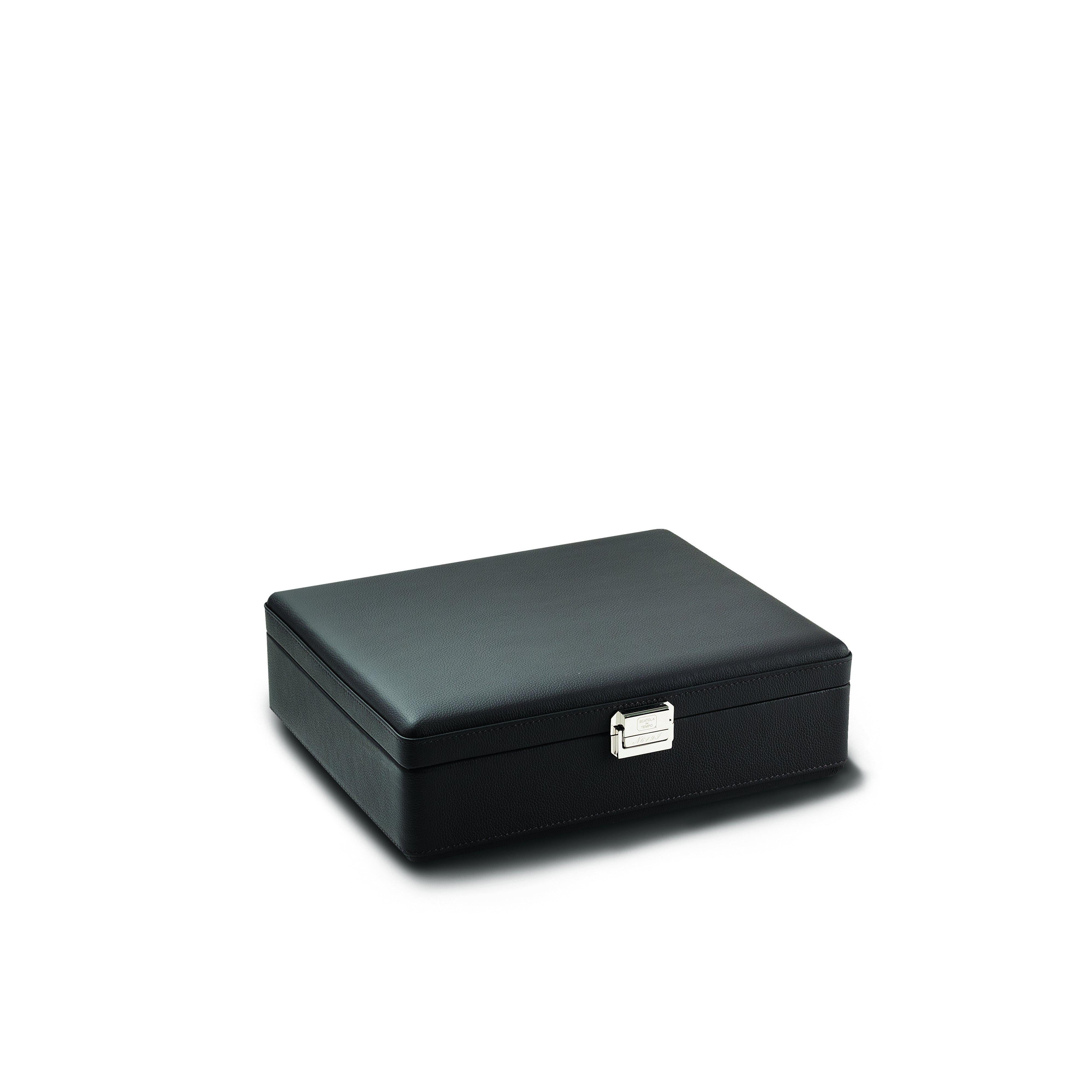 Scatola del Tempo Uhrenbox - VALIGETTA 8 braun-TOJU Interior