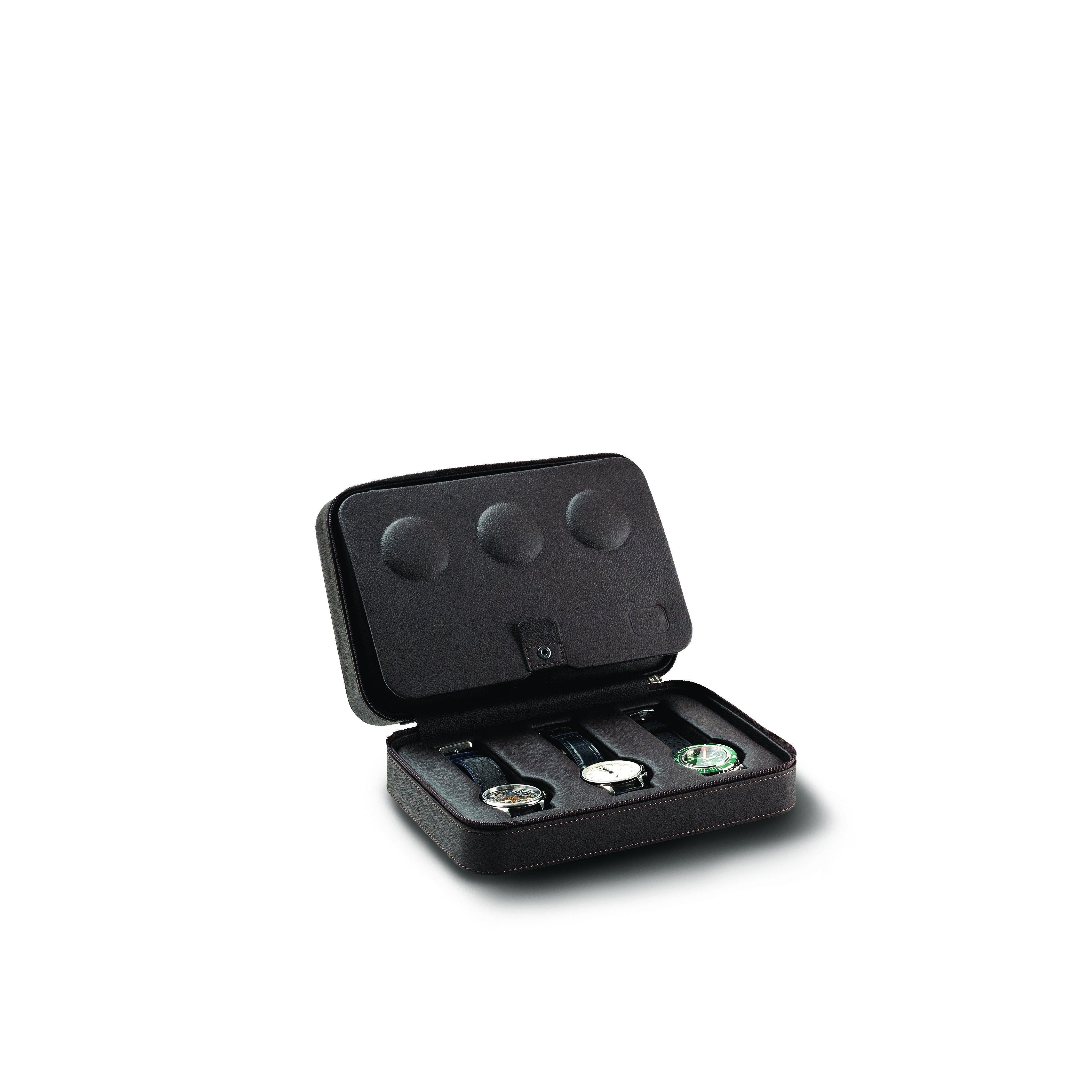 Scatola del Tempo Uhrenbox - VIAGGIO 6 braun-TOJU Interior