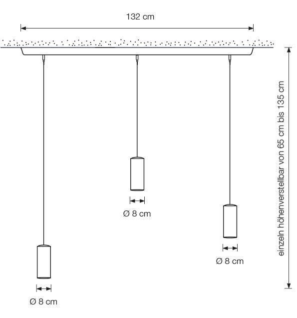 VS Manufaktur - P80-3 Pendelleuchte-Leuchten-VS MANUFAKTUR vormals Florian Schulz-TOJU Interior