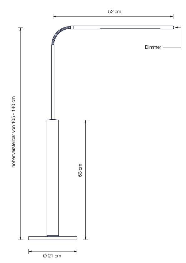 VS Manufaktur - PIN d Leseleuchte dimmbar-Leuchte-VS MANUFAKTUR vormals Florian Schulz-TOJU Interior