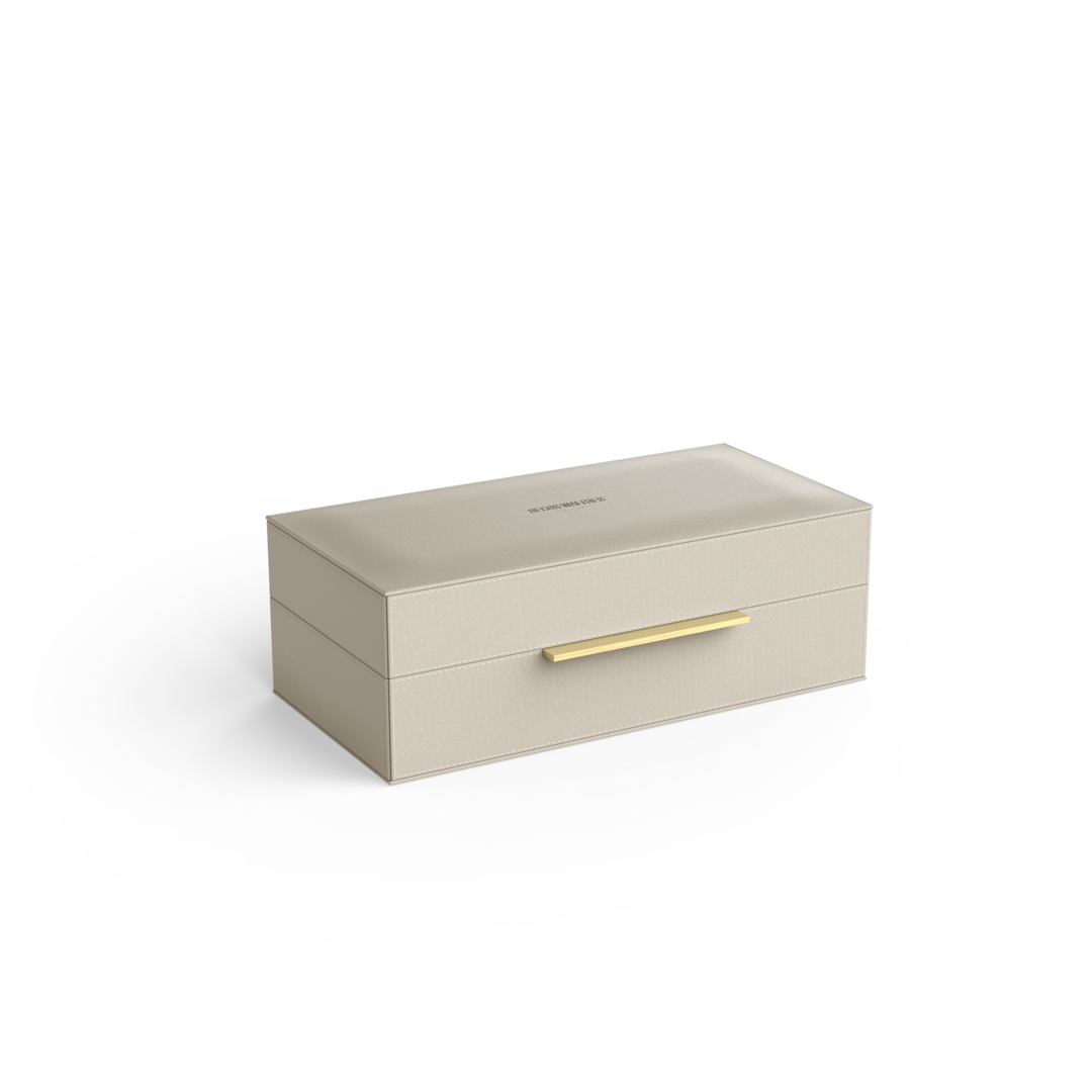 Decor Walther BROWNIE BOX S – Lederimitat Sand – Art. 0939747