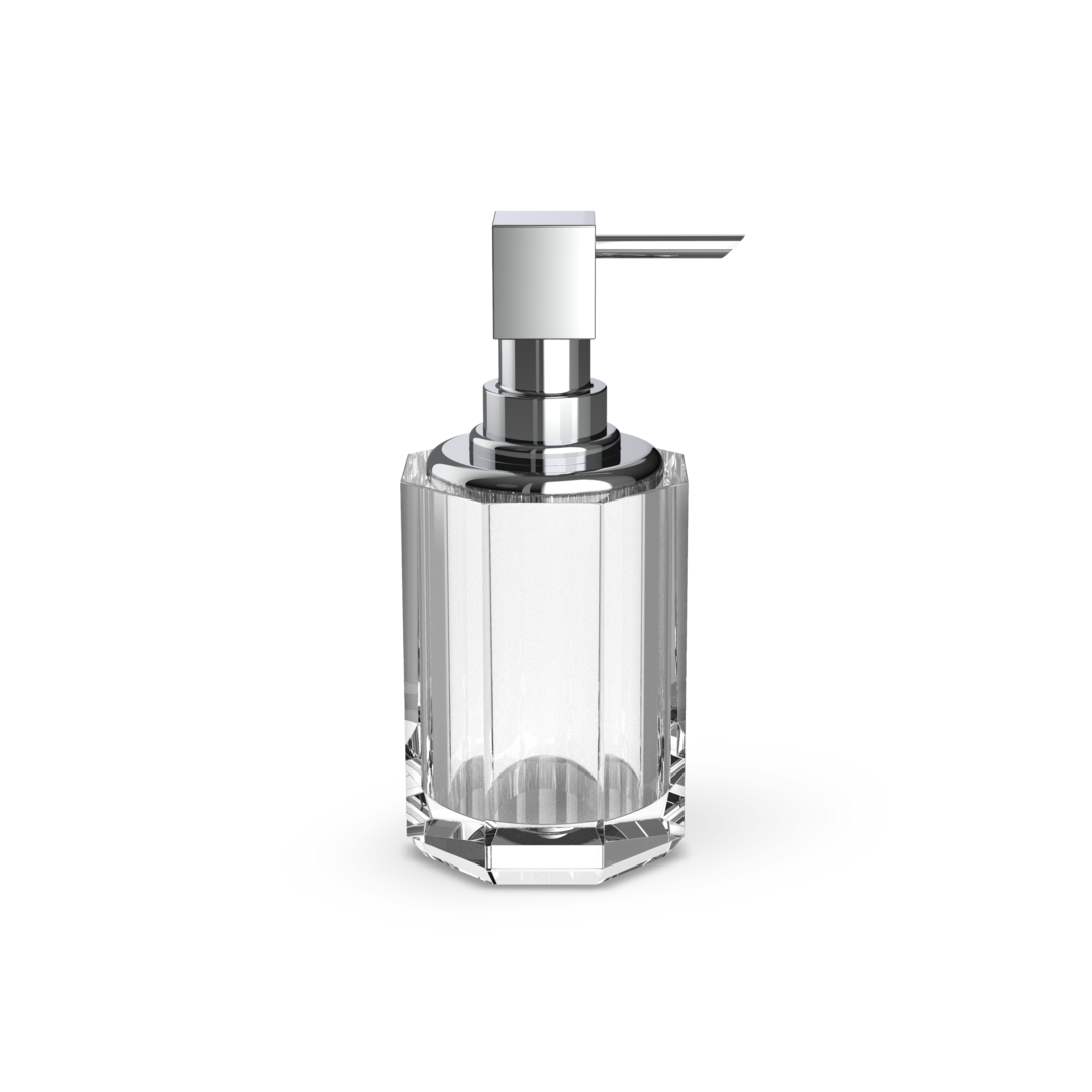 Decor Walther KR SSP 2 KRISTALL Seifenspender – Kristallklar / Chrom – Art. 0943456
