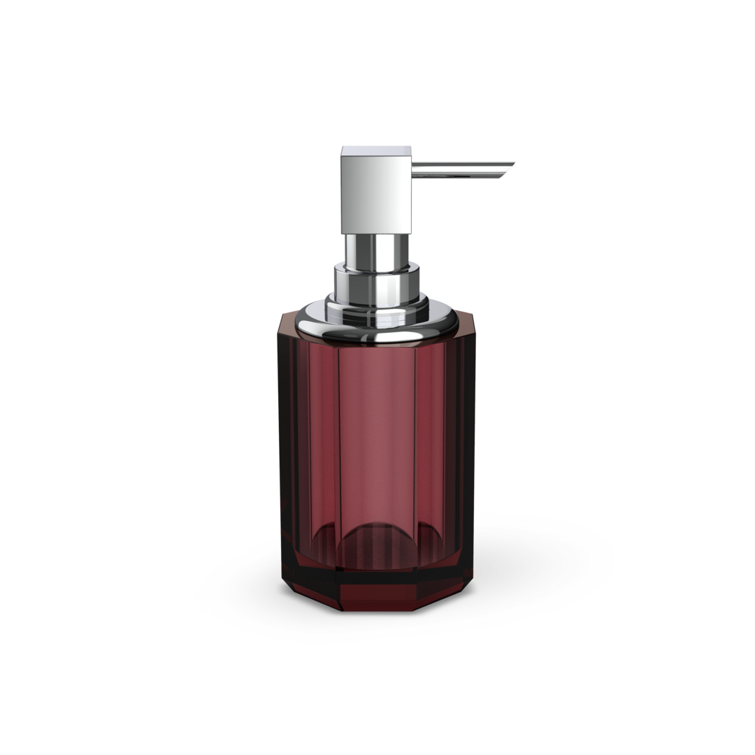 Decor Walther KR SSP 2 KRISTALL Seifenspender – Rich Burgundy / Chrom – Art. 0943497