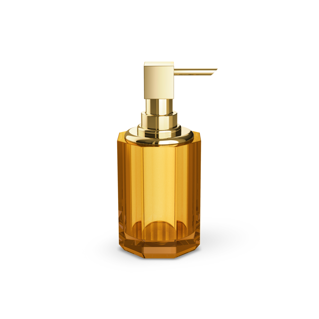 Decor Walther KR SSP 2 KRISTALL Seifenspender – Bernstein / Gold 24 Karat – Art. 0943581