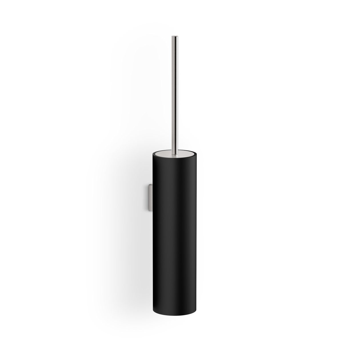 Decor Walther STONE WBG Wand WC Bürstengarnitur – Schwarz matt / Edelstahl matt – Art. 0970965