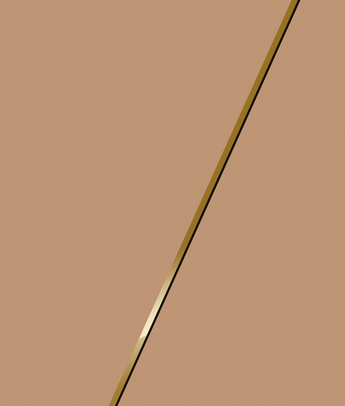 KEK Amsterdam Gold Stripes Camel Gold Tapete – Detail