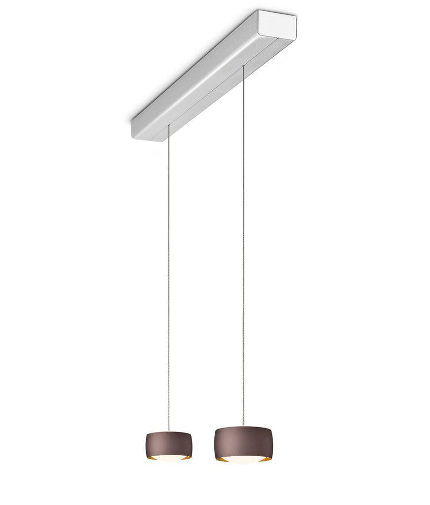 Oligo - Pendelleuchte Grace mit unsichtbarer Höhenverstellung 2 flammig-Pendelleuchte-Oligo--TOJU Interior