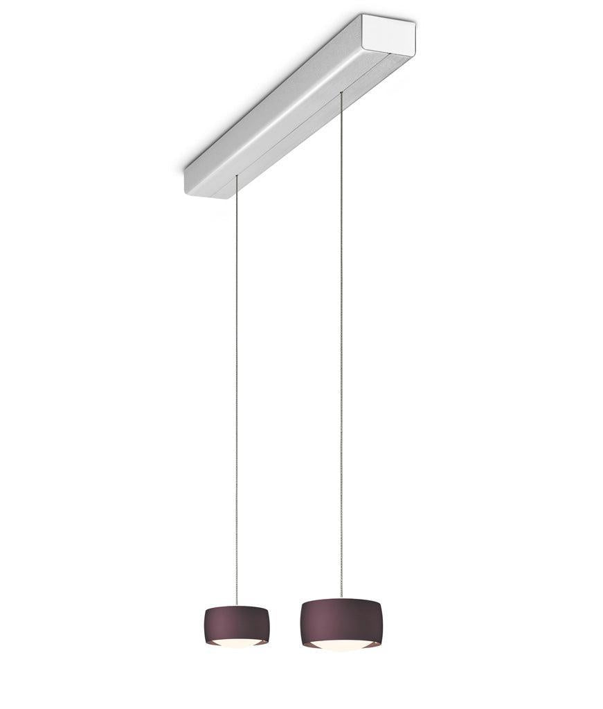 Oligo - Pendelleuchte Grace mit unsichtbarer Höhenverstellung 2 flammig-Pendelleuchte-Oligo--TOJU Interior