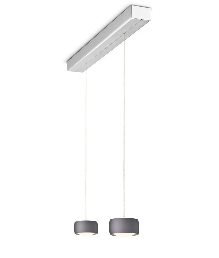 Oligo - Pendelleuchte Grace mit unsichtbarer Höhenverstellung 2 flammig-Pendelleuchte-Oligo--TOJU Interior