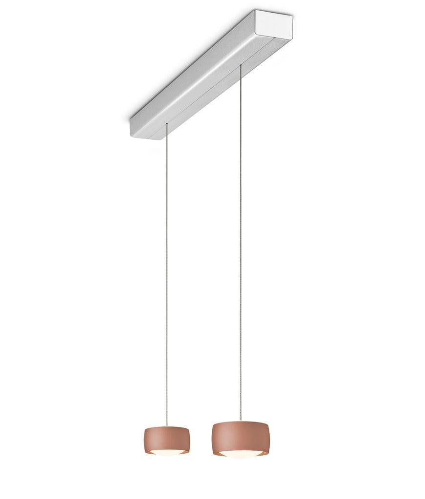 Oligo - Pendelleuchte Grace mit unsichtbarer Höhenverstellung 2 flammig-Pendelleuchte-Oligo--TOJU Interior