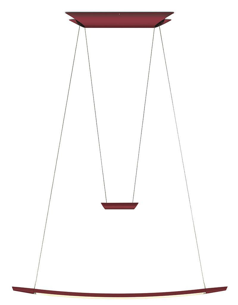 Oligo - Pendelleuchte Lisgo Sky short-Pendelleuchte-Oligo-Rot matt-T42-887-30-25-TOJU Interior