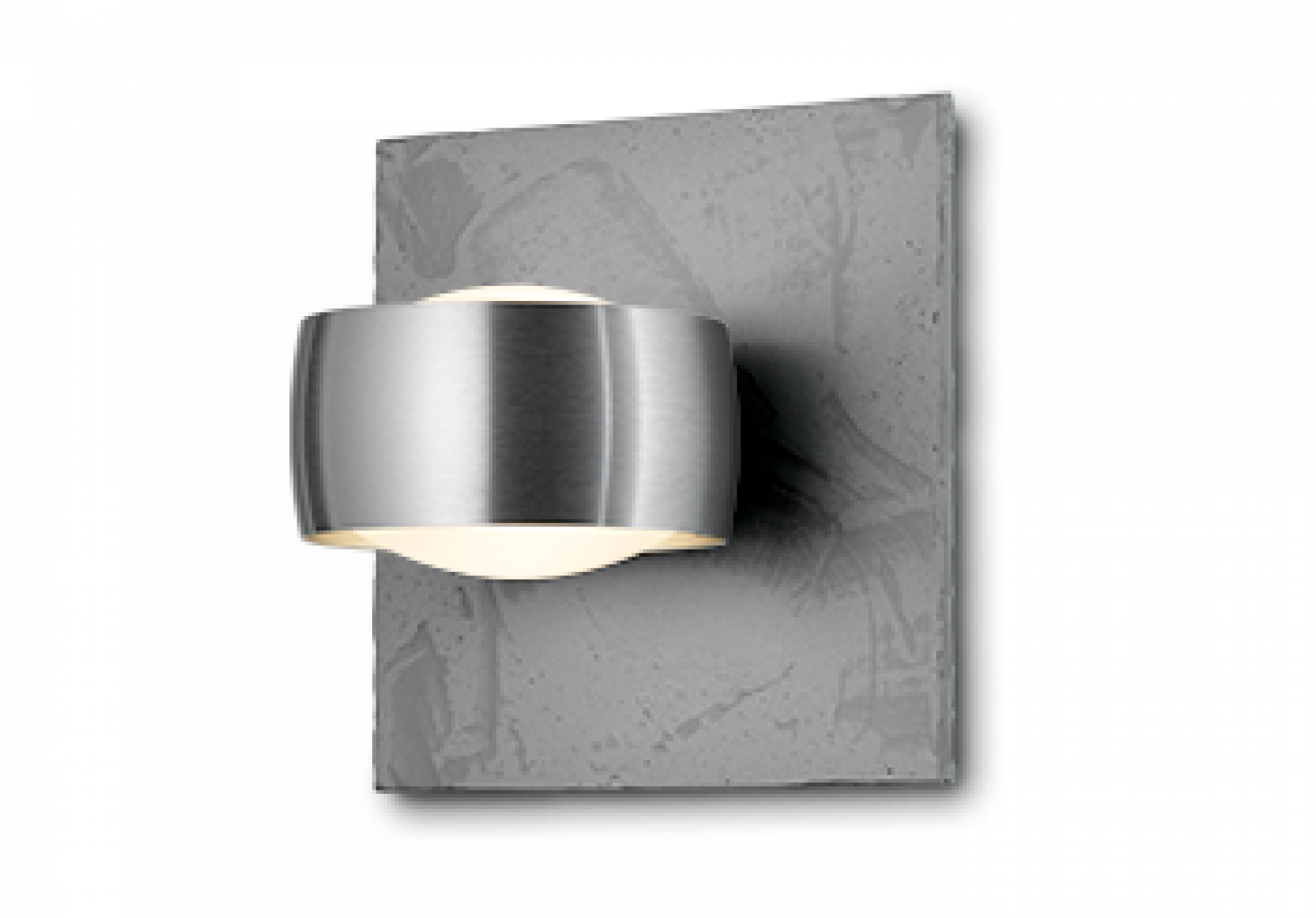 Oligo - Wandleuchte Grace unlimited-Wandleuchte-Oligo-LED - Satiniert-Beton Struktur-Aluminium gebürstet-40-903-20-67-TOJU Interior