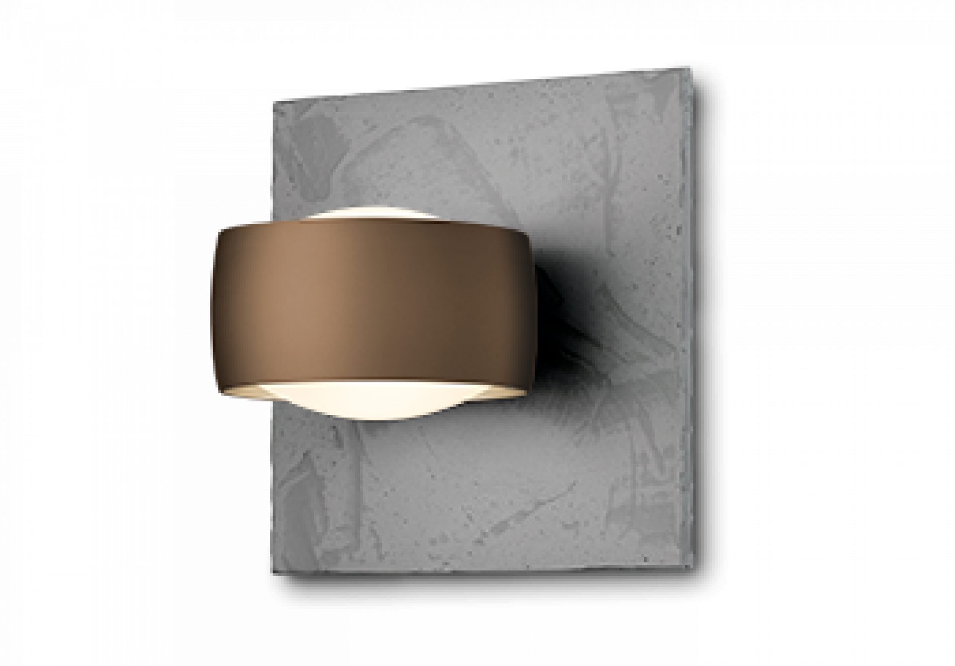 Oligo - Wandleuchte Grace unlimited-Wandleuchte-Oligo-LED - Satiniert-Beton Struktur-Brazilian brown-40-903-20-70-TOJU Interior