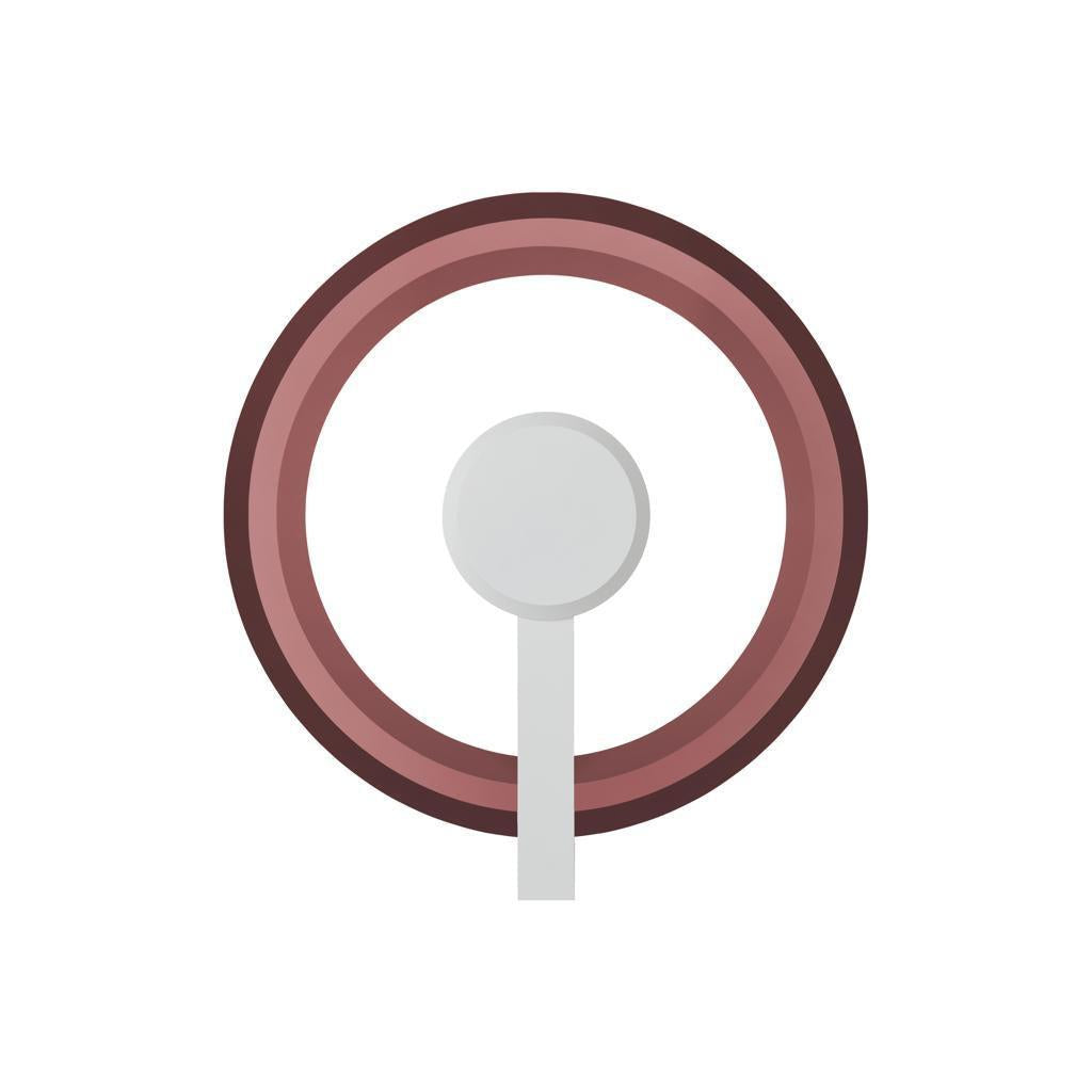 Oligo - Yano LED Deckenleuchte / Wandleuchte-Deckenleuchte-Oligo-Weiß matt / Rosegold-YANO 340 indirekt-41-831-11-21/16-TOJU Interior