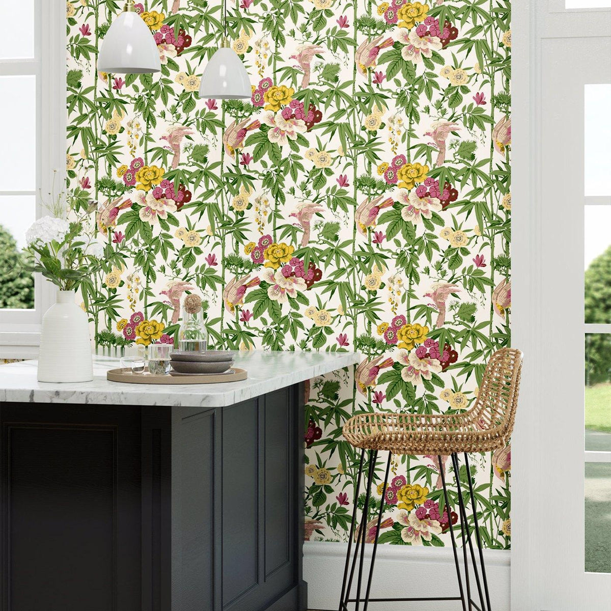 Sanderson - Tapete Bamboo & Birds-Tapeten-Sanderson--Toju Interior