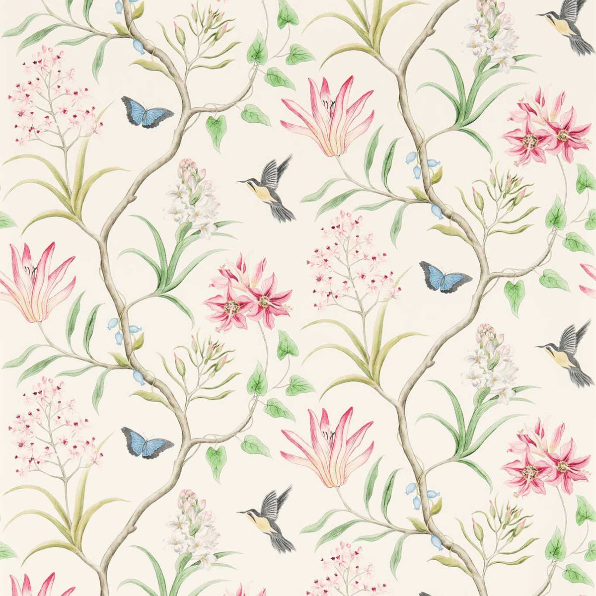 Sanderson - Tapete Clementine-Tapeten-Sanderson-CHINTZ 213388-DVOY213386-Toju Interior