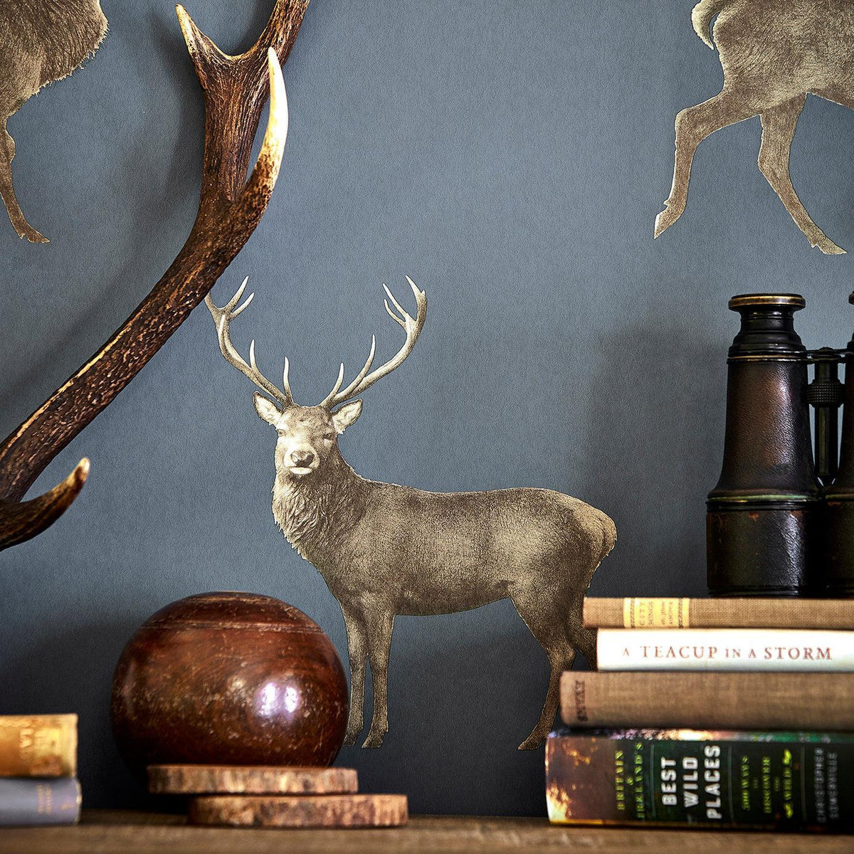 Sanderson - Tapete Evesham Deer-Tapeten-Sanderson--Toju Interior