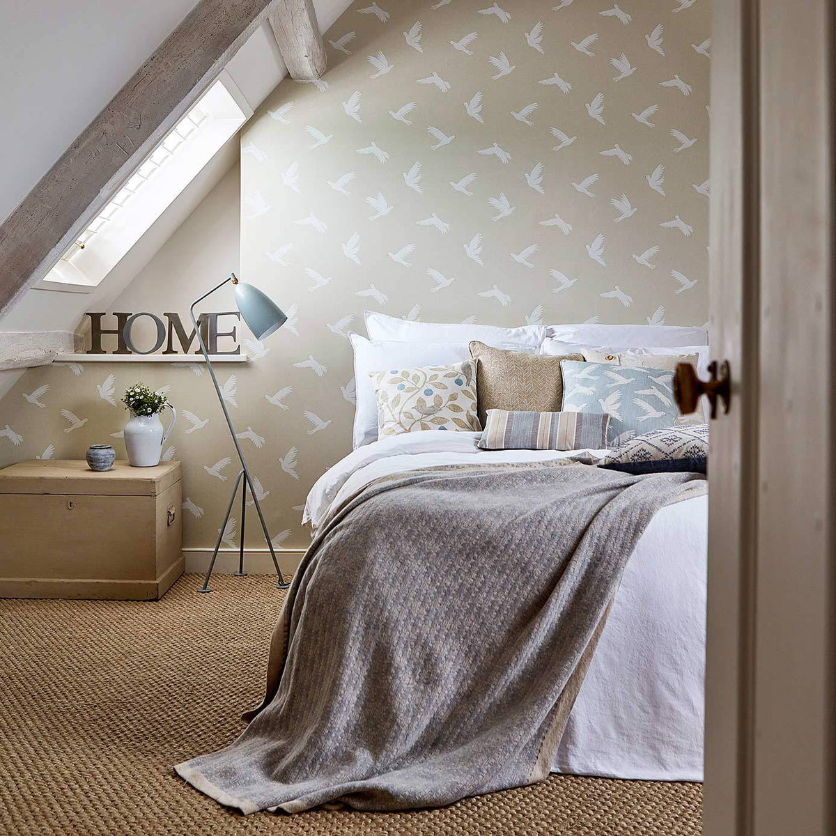 Sanderson - Tapete Paper Doves-Tapeten-Sanderson--Toju Interior
