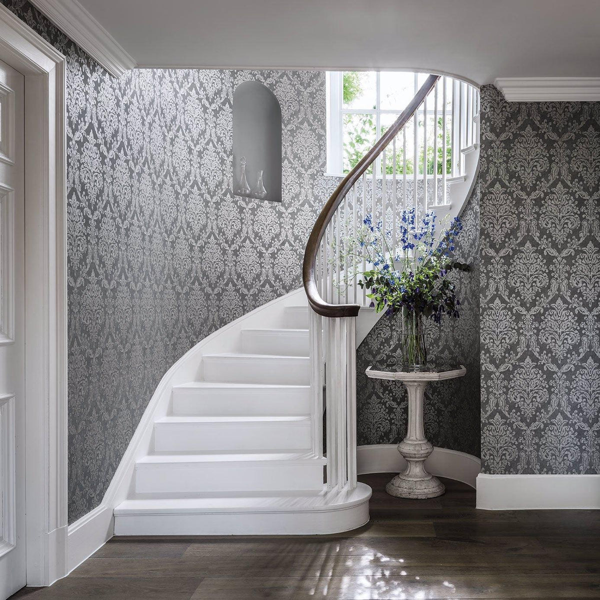 Sanderson - Tapete Riverside Damask-Tapeten-Sanderson--Toju Interior
